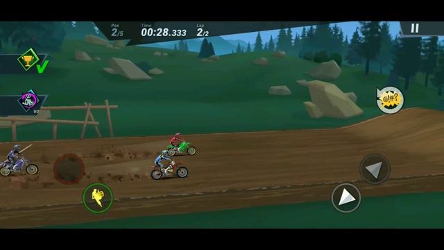 I can't do WHEELIE but still won!! | Mad Skills Motocross 3 | Android Gameplay смотреть онлайн