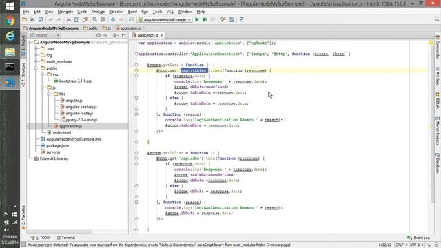 ESpark Adarsh Angular Node MySql Example смотреть онлайн