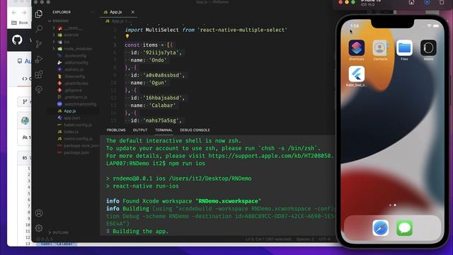 React Native: Multiple Select (Using library react-native-multiple-select) смотреть онлайн