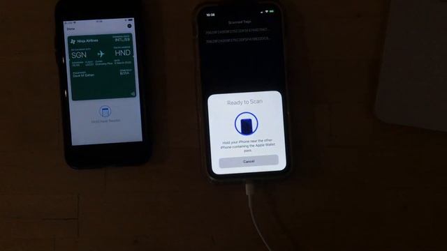 iPhone to iPhone reading an NFC pass смотреть онлайн