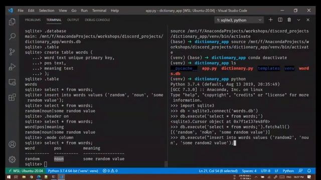 (3/3) Dictionary app in python - aiadventures смотреть онлайн