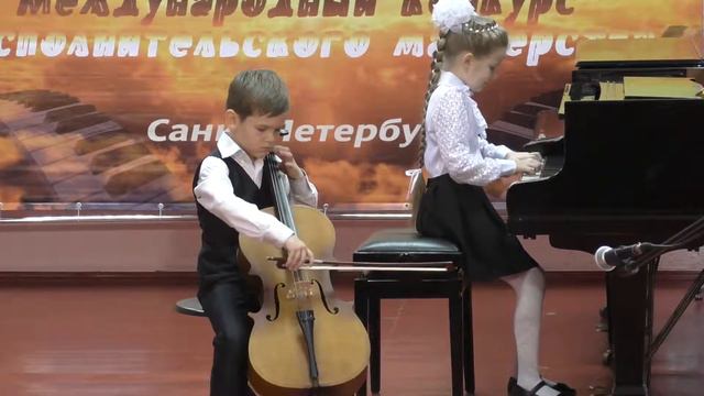 Парыгина Анна, Чайка Герман. Моцарт "Аллегретто" смотреть онлайн