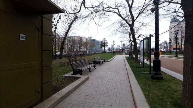 Москва. Прогулка по Тверскому бульвару (Tverskoy Boulevard) 9.11.2019 смотреть онлайн