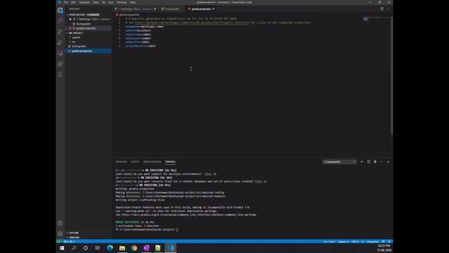 Creating MarkLogic Project using gradle смотреть онлайн