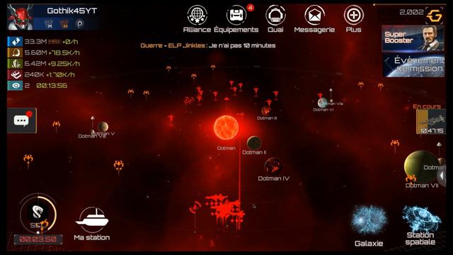 Nova Empire ( mobile ) Guerre de Galaxie ( Galaxy War ) entre 261 et 256 смотреть онлайн