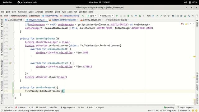 81.Preview SeekBar Feature ExoPlayer | Android Studio Kotlin смотреть онлайн