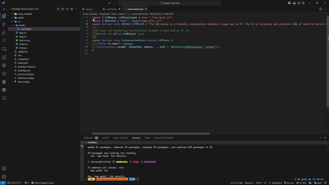 طريقة بناء شات بوت مثل ChatGPT ب استخدام React | Langchain | daisyUI смотреть онлайн