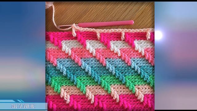 Вязальный алфавит. 3Д-вязание