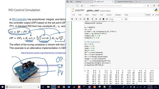 PID Control Tuning with Python GEKKO смотреть онлайн