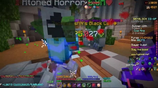 Loot from Zombie Slayer LVL 9… (Hypixel Skyblock Ironman) Ep.366 смотреть онлайн
