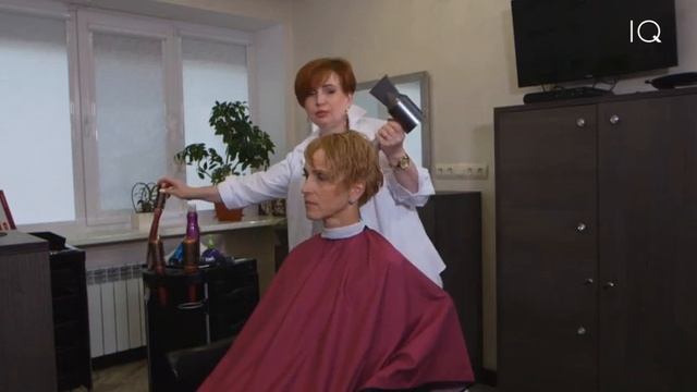 Укладка феном на короткие волосы