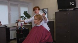 Укладка феном на короткие волосы