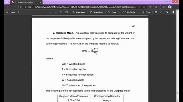 [Tagalog] Writing Chapter 3 Statistical Treatment of Data with Example смотреть онлайн