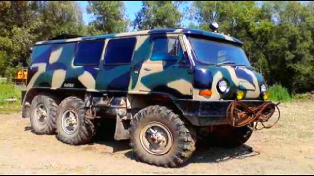 Для наших дорог это Прям то Что Нужно! Шишига с колёсами от комбайна смотреть онлайн