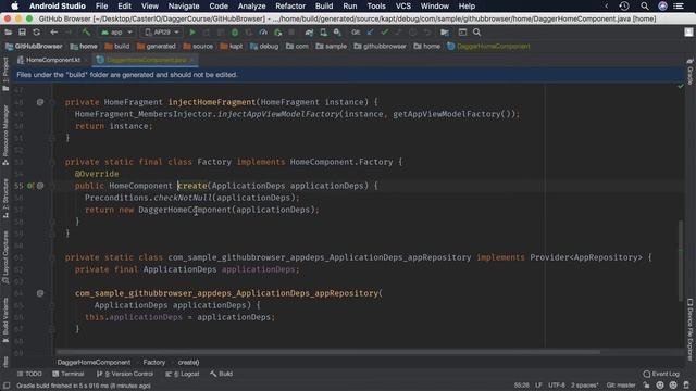 Dagger 2 Deep Dive (21/55) - Dagger codegen: Component Dependencies смотреть онлайн