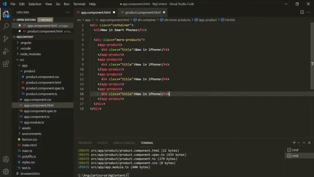 ng-content in Angular | Directives | Angular 12+ смотреть онлайн