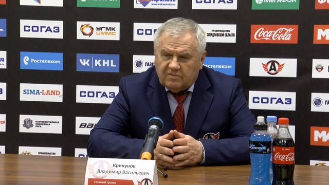 "Автомобилист" - "Северсталь". Пресс-конференция смотреть онлайн