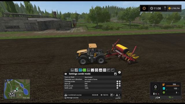 Farming Simulator 17 Courseplay Tutorial - Seed + Refill - #FS17 смотреть онлайн