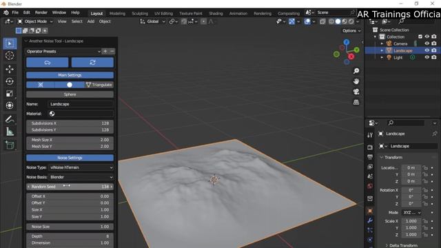 Blender Landscape Generator | Blender Tutorial for beginners смотреть онлайн