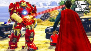 ГТА 5 МОДЫ ХАЛКБАСТЕР VS СУПЕРМЕН! #58 ОБЗОР МОДА В GTA 5! ЭКСПЕРИМЕНТЫ В ГТА! ВИДЕО ИГРЫ С МОДАМИ!