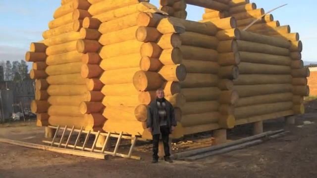 Строительство деревянных домов,бань (процесс работы) смотреть онлайн