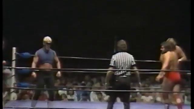 The Blade Runners ( Ultimate Warrior & Sting ) VS Ted Dibiase & Steve Williams 5/9/1986 UWF #Sting смотреть онлайн