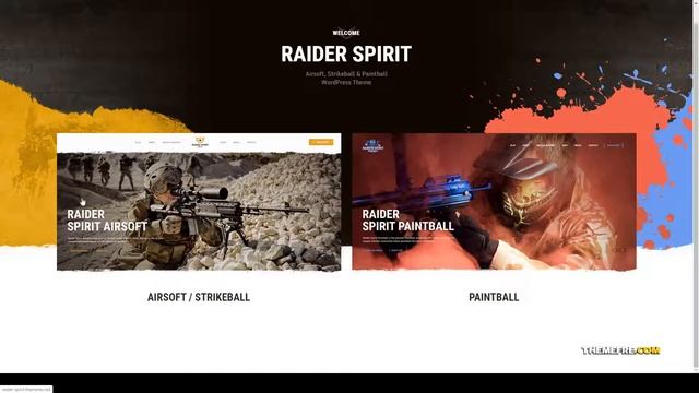 Raider Spirit Airsoft Club and Paintball WordPress Theme store gdpr Abeno смотреть онлайн