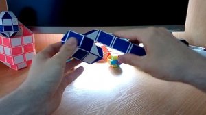 Змейка Рубика (24 элемента)! Как собрать алмаз (diamond) из змейки Рубика)