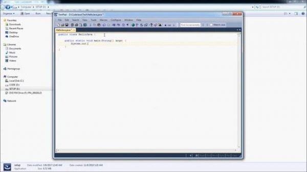 How to Compile and Run a Java Program with TextPad