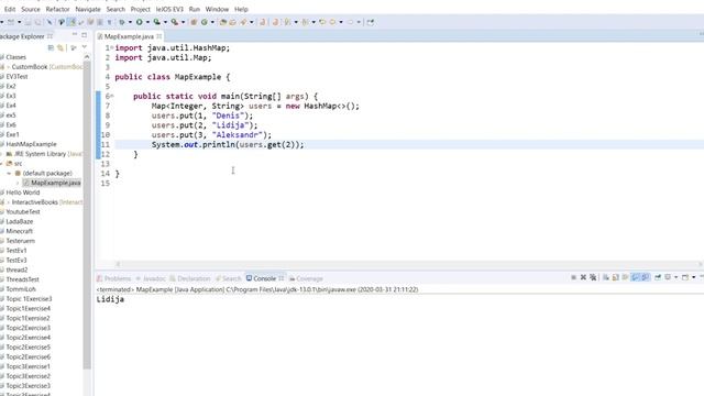 Java Collection Map Presentation and Example (Basic and most popular map methods) смотреть онлайн