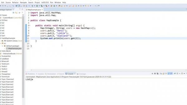 Java Collection Map Presentation and Example (Basic and most popular map methods)