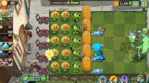 Ледяные колючки тушат зомби. РАСТЕНИЯ против ЗОМБИ 2 или PLANTS vs ZOMBIES 2. Серия 203