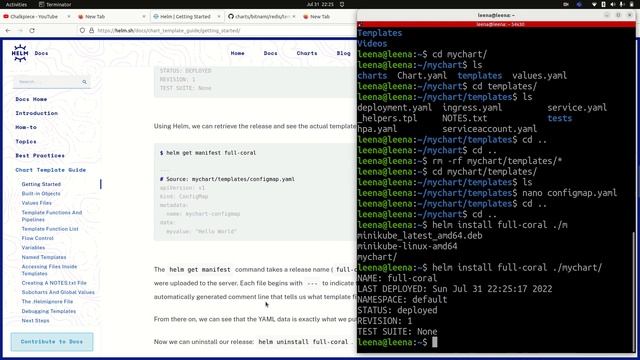 create a simple configmap in helm and inject a value in it смотреть онлайн