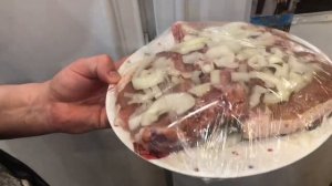 Свиная котлета на кости в духовке с кориандром в маринаде эпизод №448