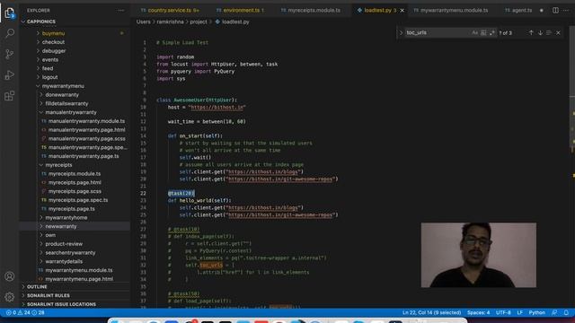 Test web application load with Locust an open source load testing tool. смотреть онлайн