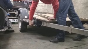 Лодочный прицеп МЗСА  переделка в самосвал