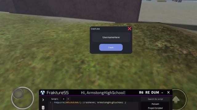 Roblox require script (Crash.exe) смотреть онлайн