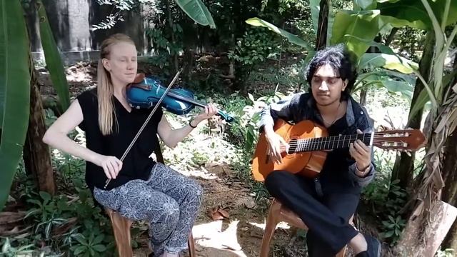 Baila Song Instrumental - Cover By Dulshan (Sri Lanka) & Osa (Sweden)