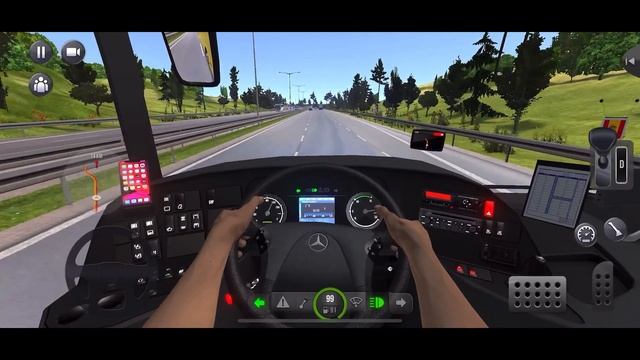 Mercedes-Benz TOURISMO 16 RHD 2012 Gameplay Bus Simulator : Ultimate | Driving Simulator | Bus Game смотреть онлайн