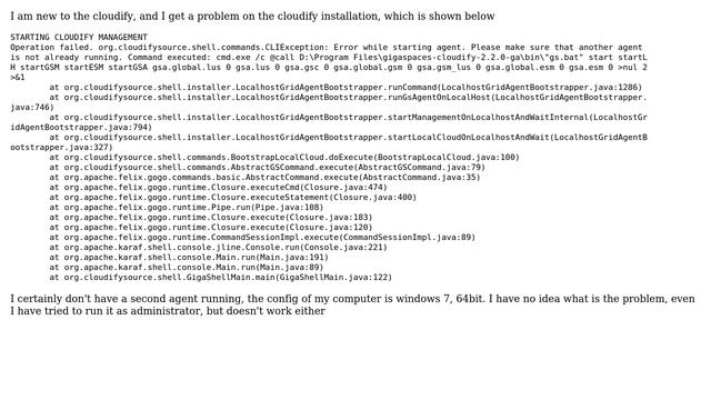 DevOps & SysAdmins: Cloudify: bootstrap-localcloud: operation failed in windows 7? смотреть онлайн