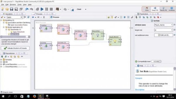 Tutorial Rapidminer Data Mining Neural Network Dataset Training and Scoring