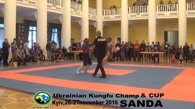 SANDA 26-27.11.2016 Youth Ukrainian Kungfu Champ. & Cup, Kyiv Kibalchicha 11V&KMDA смотреть онлайн