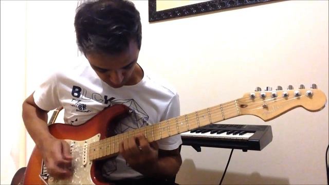 Dream Theater - Wither - solo cover guitar смотреть онлайн