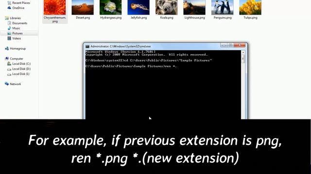 How To Change Extension Of Multiple Files at Once ? | Windows Command Line Trick смотреть онлайн