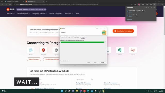 How to INSTALL POSTGRESQL and PGADMIN смотреть онлайн