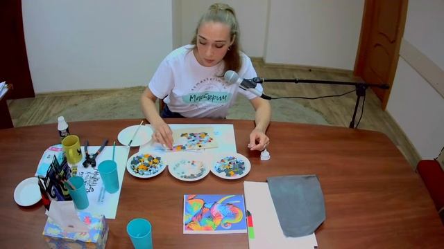 Мастер-класс. ДПИ. "Картина из мозаики" смотреть онлайн