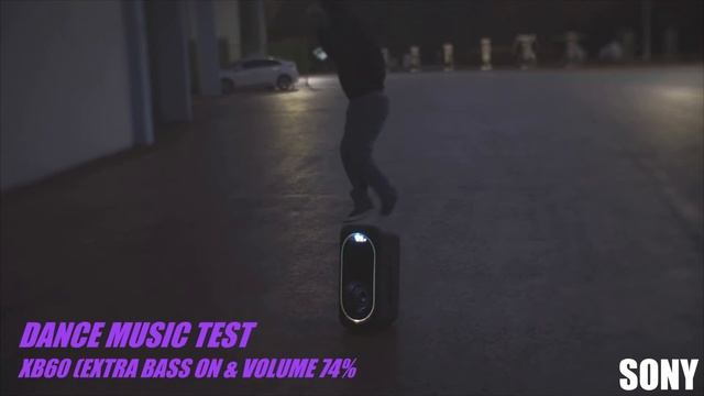 SONY XB60 스피커 (DANCE MUSIC 테스트) смотреть онлайн