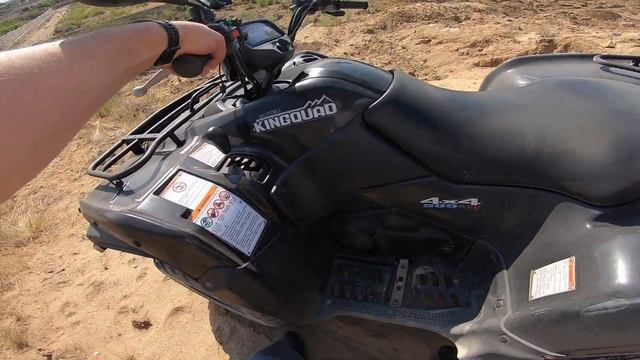 Первый опыт на Suzuki Kingquad 500
