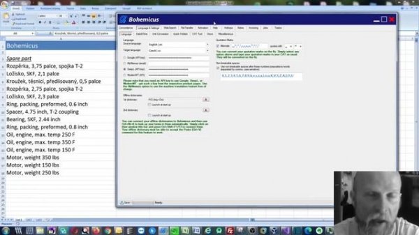 Microsoft Excel: How to use DeepL / Google Translate