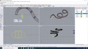 Rhinoceros  Урок. Как расставить группу объектов по поверхности.